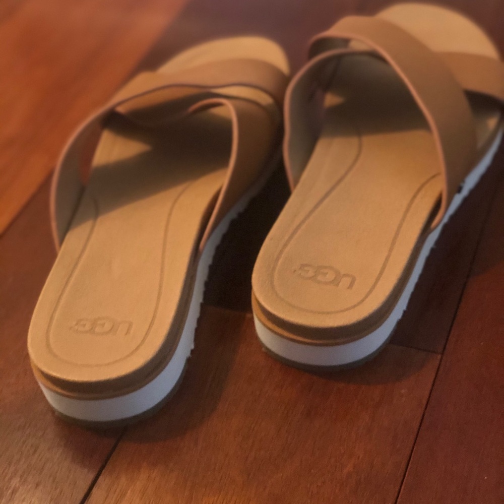 NWOT UGG Beige Kari Sandals
